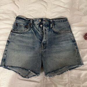 Agolde Riley Shorts. Size 27. Color outsider